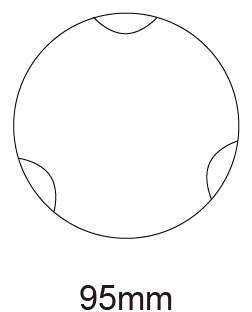 95mm Zirconia Disc