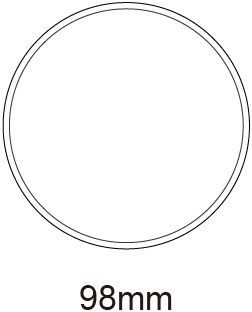 98mm Zirconia Disc