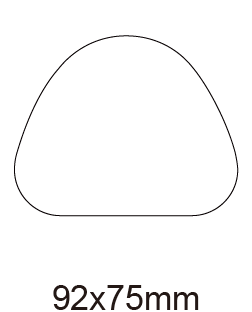 92x75mm Zirconia Disc