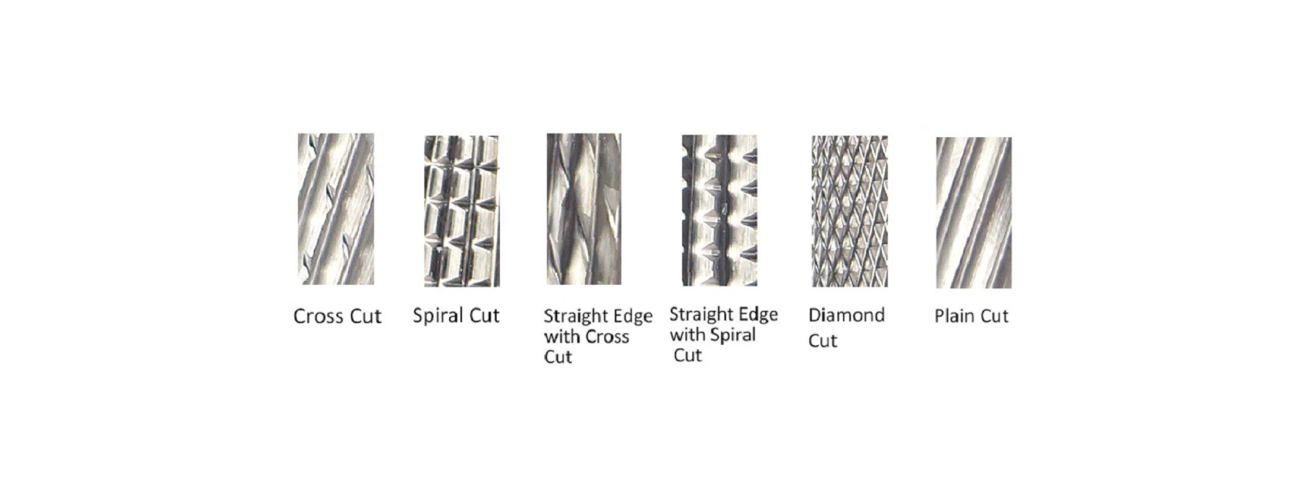 Mammudent Dental Bur Cut Types