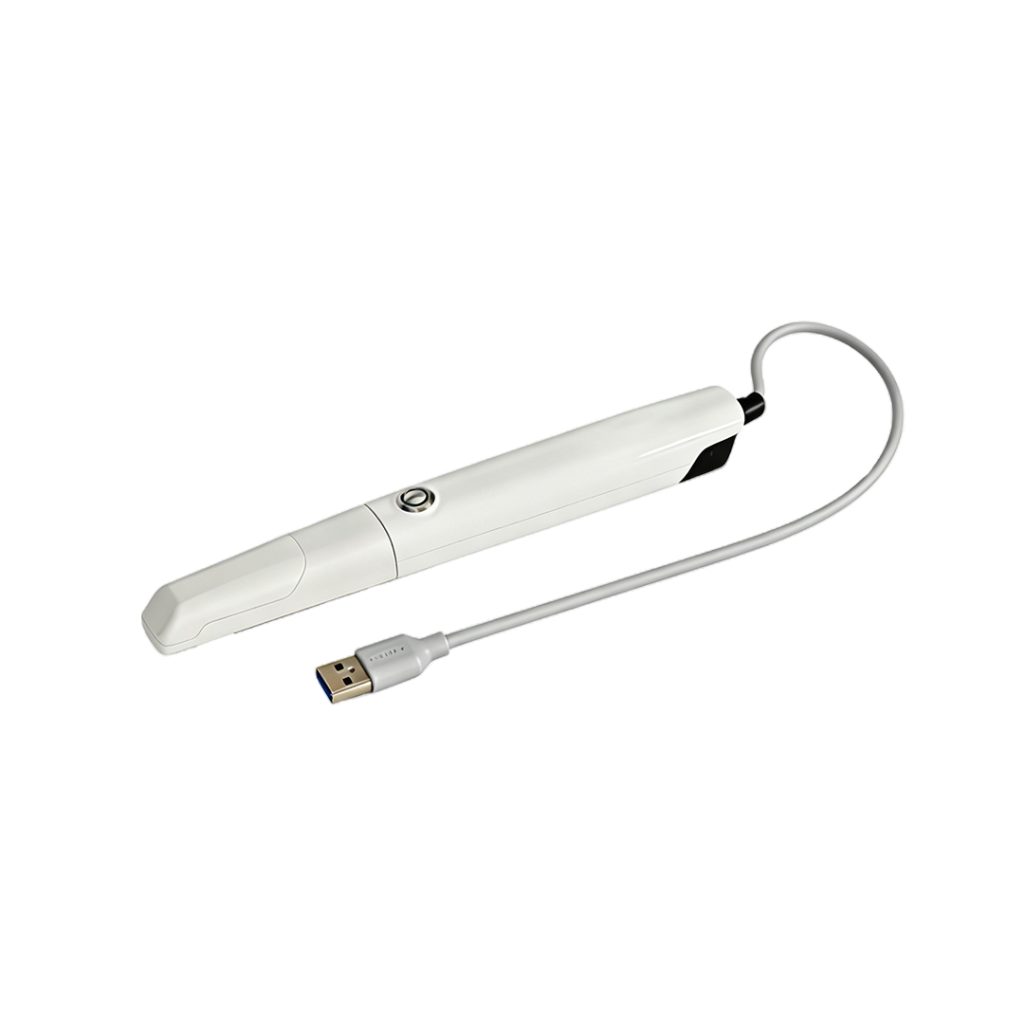 Mammudent intraoral scanner handpiece made of aviation aluminum alloy.
