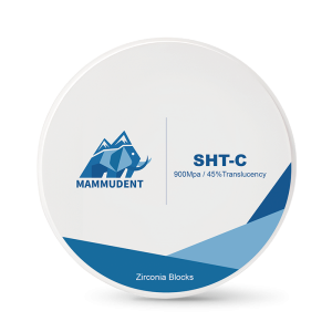 Mammudent SHT-C super high translucent preshaded dental zirconia disc 900MPa