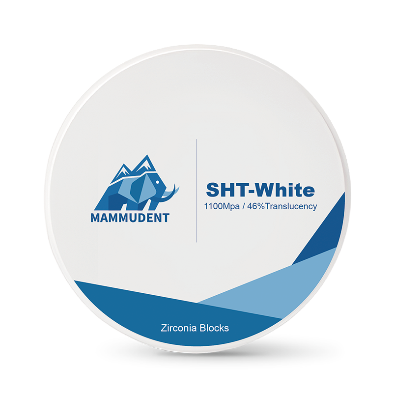 Mammudent SHT-White super high translucent white dental zirconia disc 1100MPa